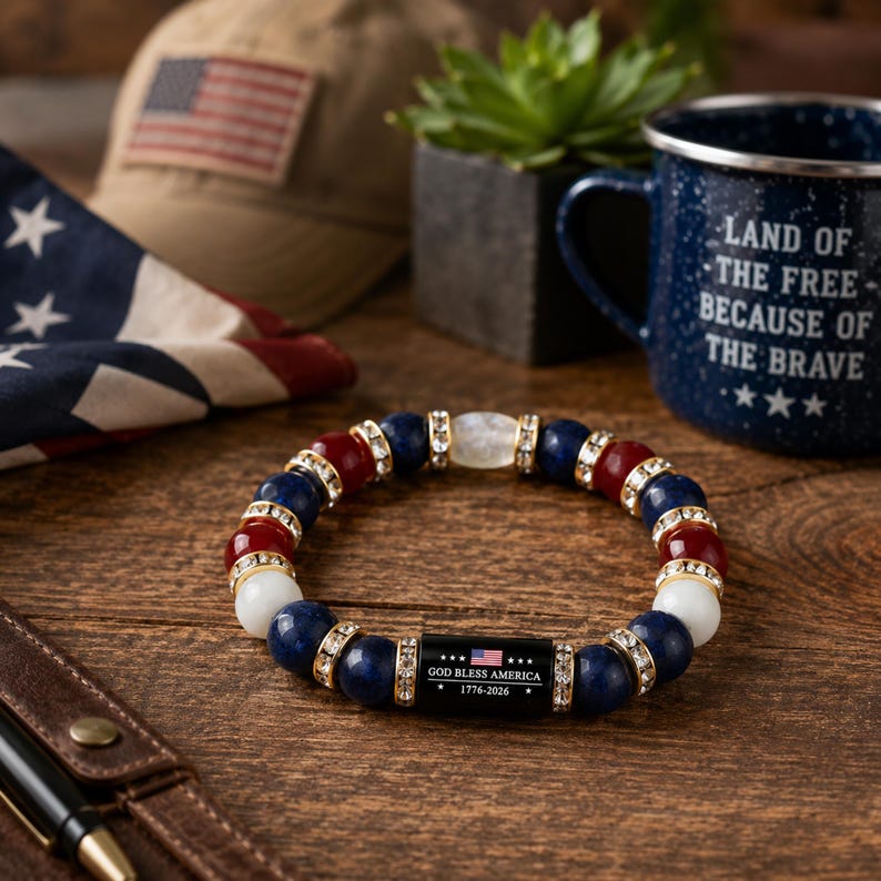 Patriot Jasper Bracelet